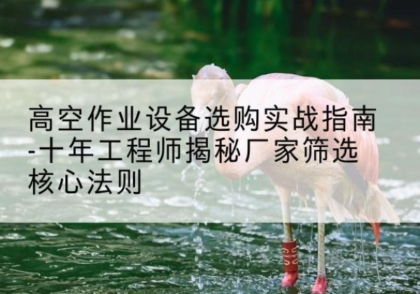 曹县剪叉式升降机厂家-高空作业设备选购实战指南-十年工程师揭秘厂家筛选核心法则